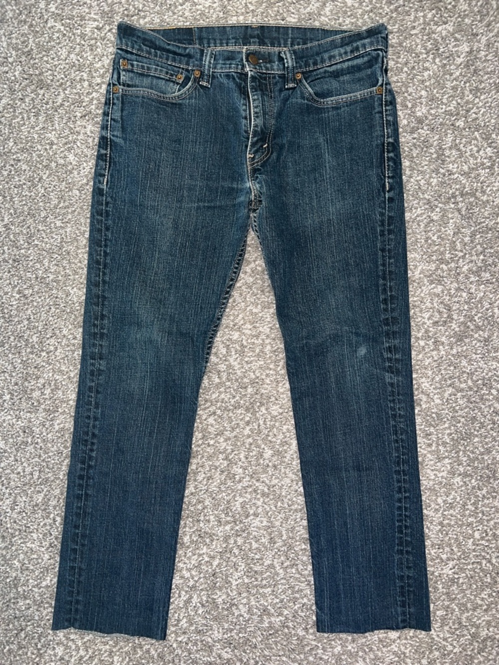Levi's Slim Straight Dark Indigo Jeans